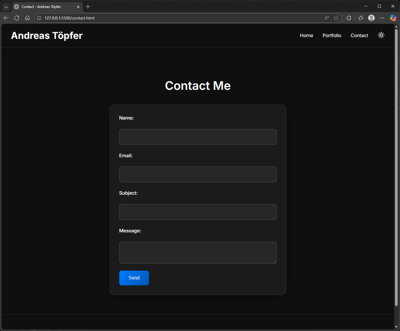 Portfolio Project Image