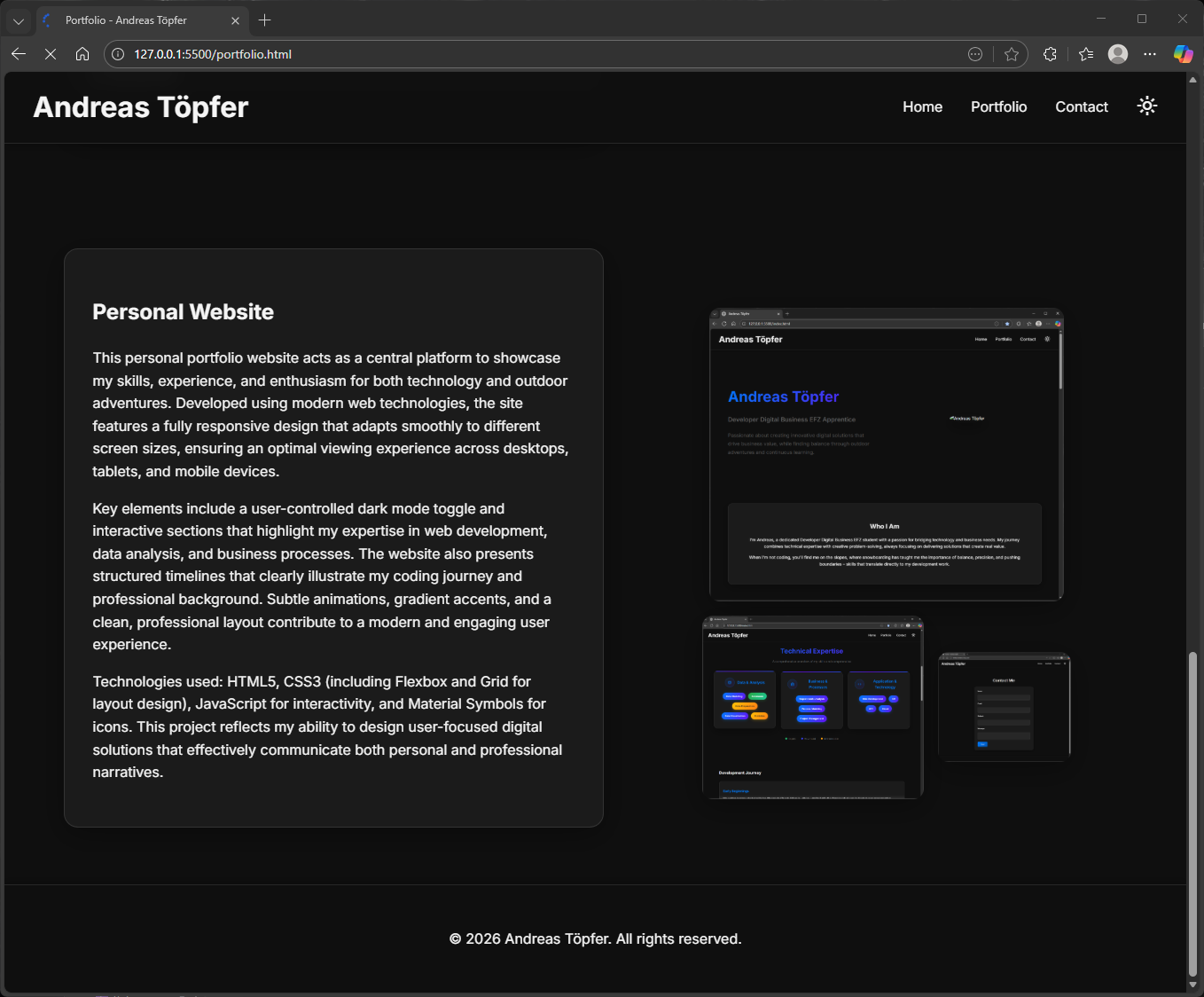 Portfolio Project Image